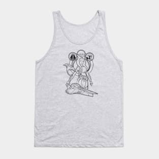 THE REBEL black lineart tv show Tank Top